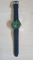 "Pladen" Herrenuhr, neu, mit grünem Zifferblatt