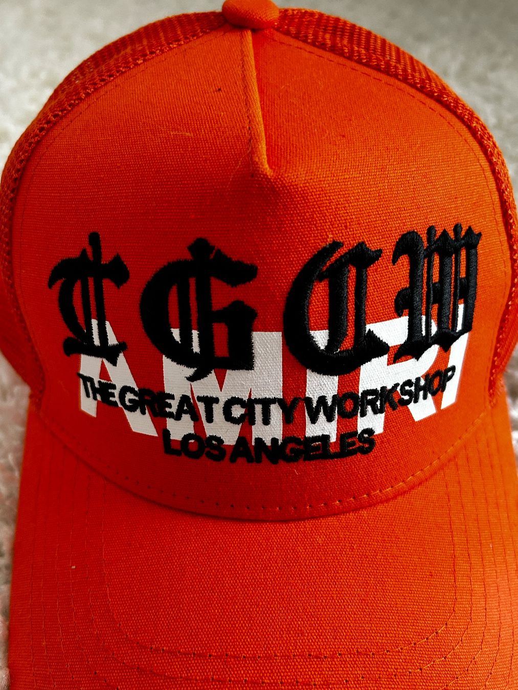 Copricapi, berretti & cappellini: Amiri Cap Orange Black White – Nuovo (secondo la descrizione) da Minusio venduto da gthegoat 3