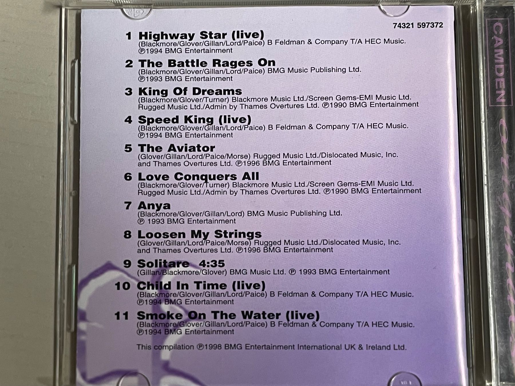 CDs: Deep Purple-Purplexed CD – Gebraucht aus Muri b. Bern von AdidasCollector 1