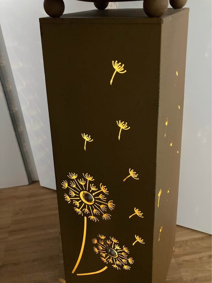 Alle Dekorationen: Tolle grosse Rost Pflanzensäule mit LED Licht – Gebraucht aus Rudolfstetten von Stellina1975 1
