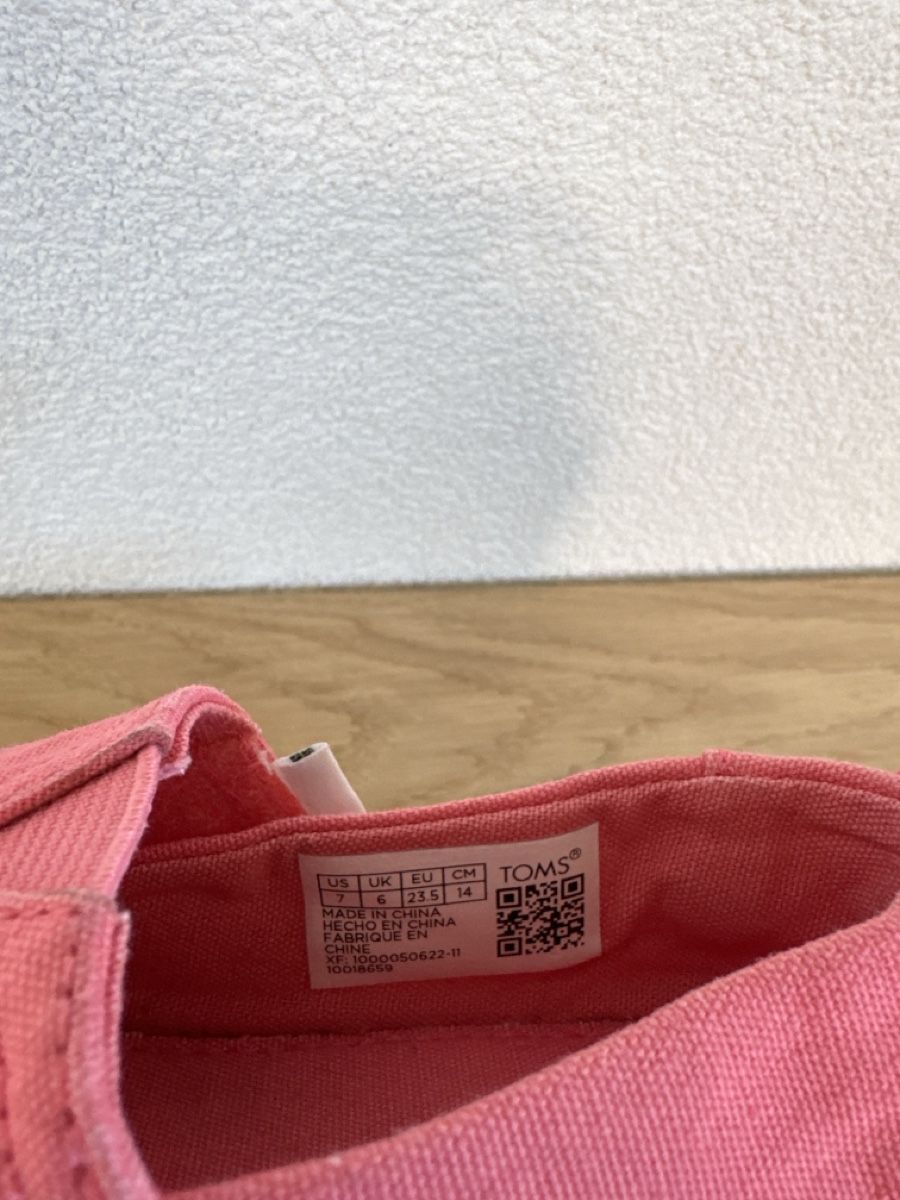 Toms Scarpe per ragazze: TOMS rose, taille 23.5 – Usato da Saillon venduto da alico 1