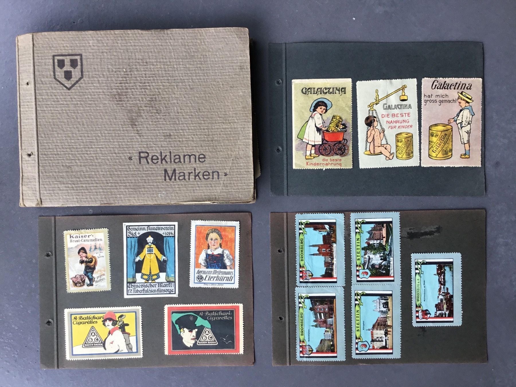 Tutti i francobolli: Reklamemarken / Werbemarken-Album antik – Usato da Eggersriet venduto da Wiese61 1