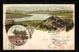 Litho Uetliberg bei Zürich, Restaurant 