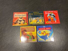 5x Pixi „ Jan findet eine Kiste, Die sieben Raben etc. „