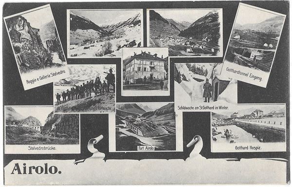 Cartoline postali: Airolo 10 Bilder – Usato da Olten venduto da clotaldi