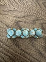 Brosche Tcheco Slovaquie goldfarben blau guter Zustand