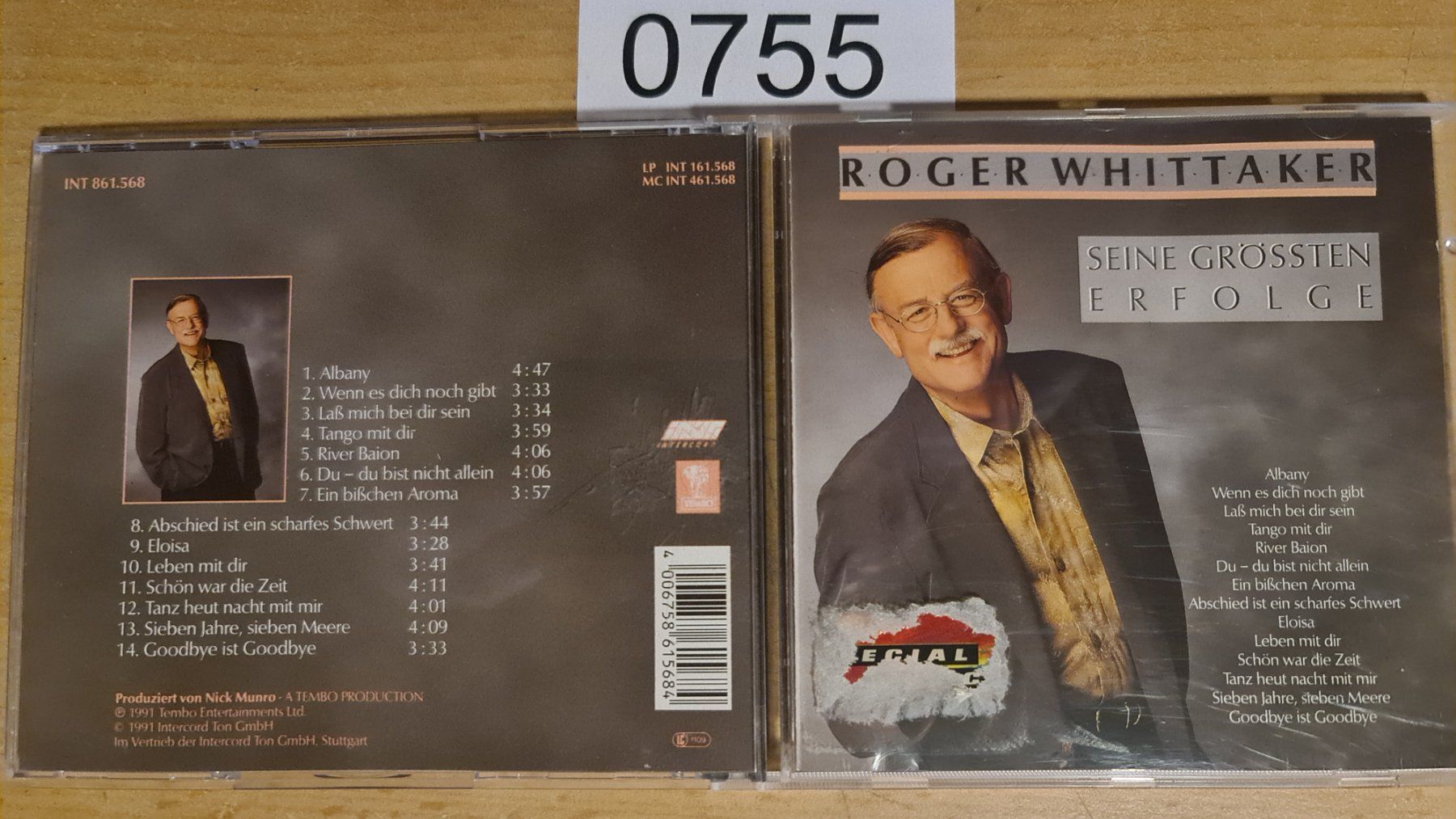 CD: Roger Whittaker - Seine groessten Erfolge CD - Top Zustand! – Usato da Dintikon venduto da Vexi