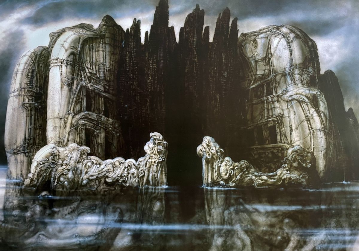 Foto & Immagini: HR GIGER Museum Druckbogen 70x100cm – Usato da Chur venduto da Hechtl2 2