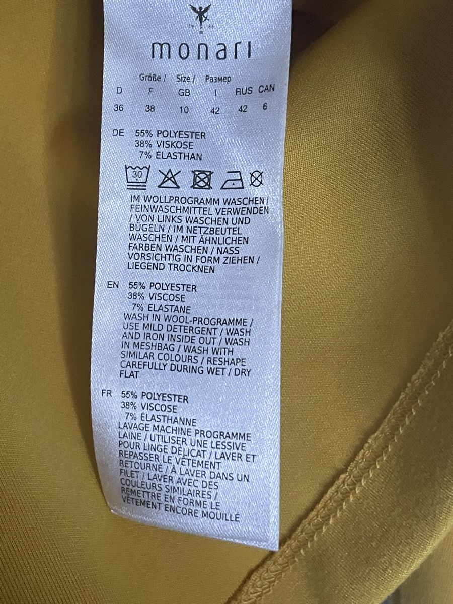 Monari Maglioni & Felpe: Monari Pullover in dunkelgelb wie neu – Nuovo (secondo la descrizione) da Grenchen venduto da servet.t 4
