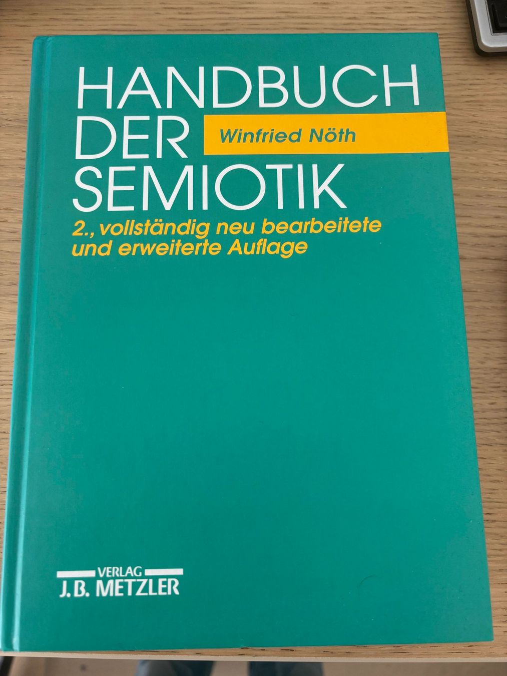 Libri: Handbuch der Semiotik, Winfried Nöth – Usato da Chur venduto da mojobox