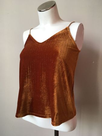Débardeur velours - taille XS