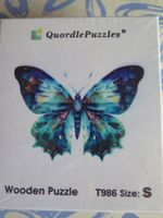 tolles Quordle Holz Puzzle "Schmetterling" T986 Grösse S OVP