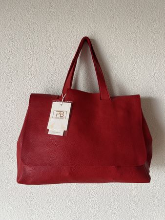 Paolo Bags Handtasche, neu, Tasche, rot
