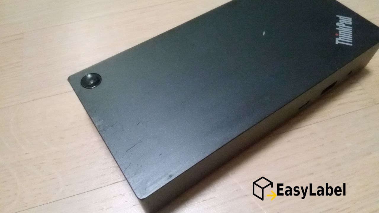 Lenovo Dockingstation: Lenovo ThinkPad Universal USB-C dock. Lieferung gratis – Gebraucht aus Glattpark(Opfikon) von easylabel 7