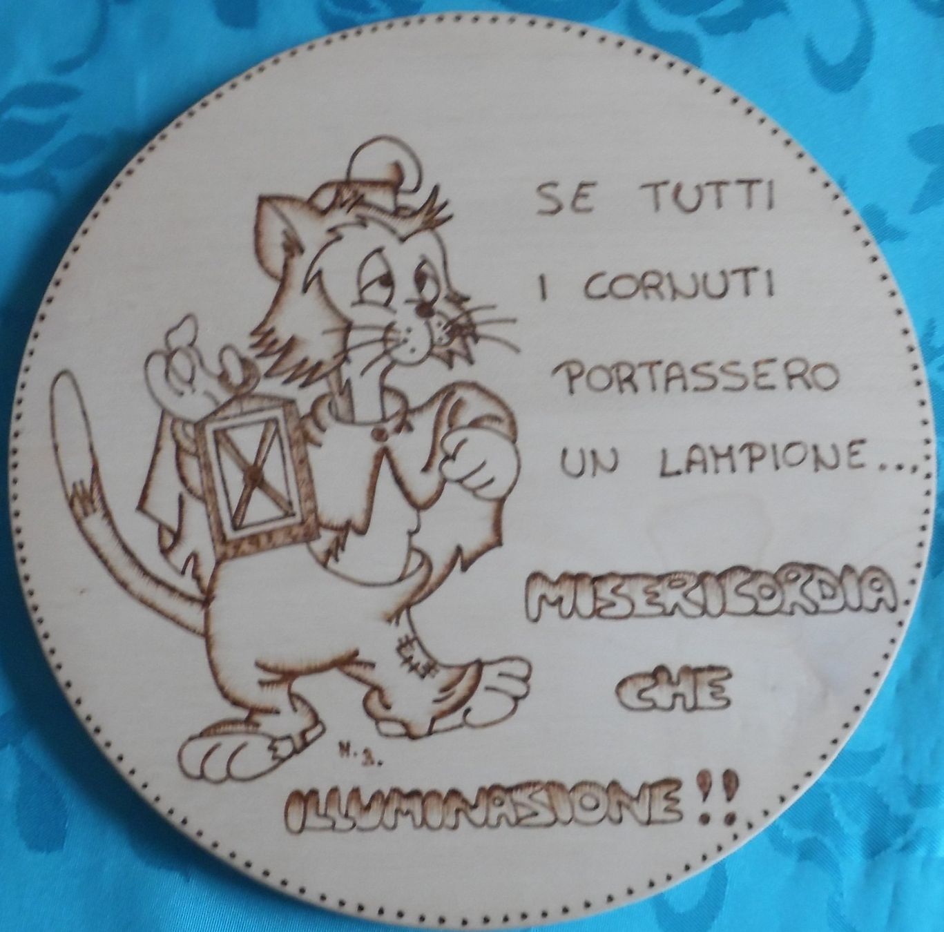 Foto & Immagini: 2 Holz-Bilder mit Spruch. Italienisch – Usato da Bellinzona venduto da Luna093 2