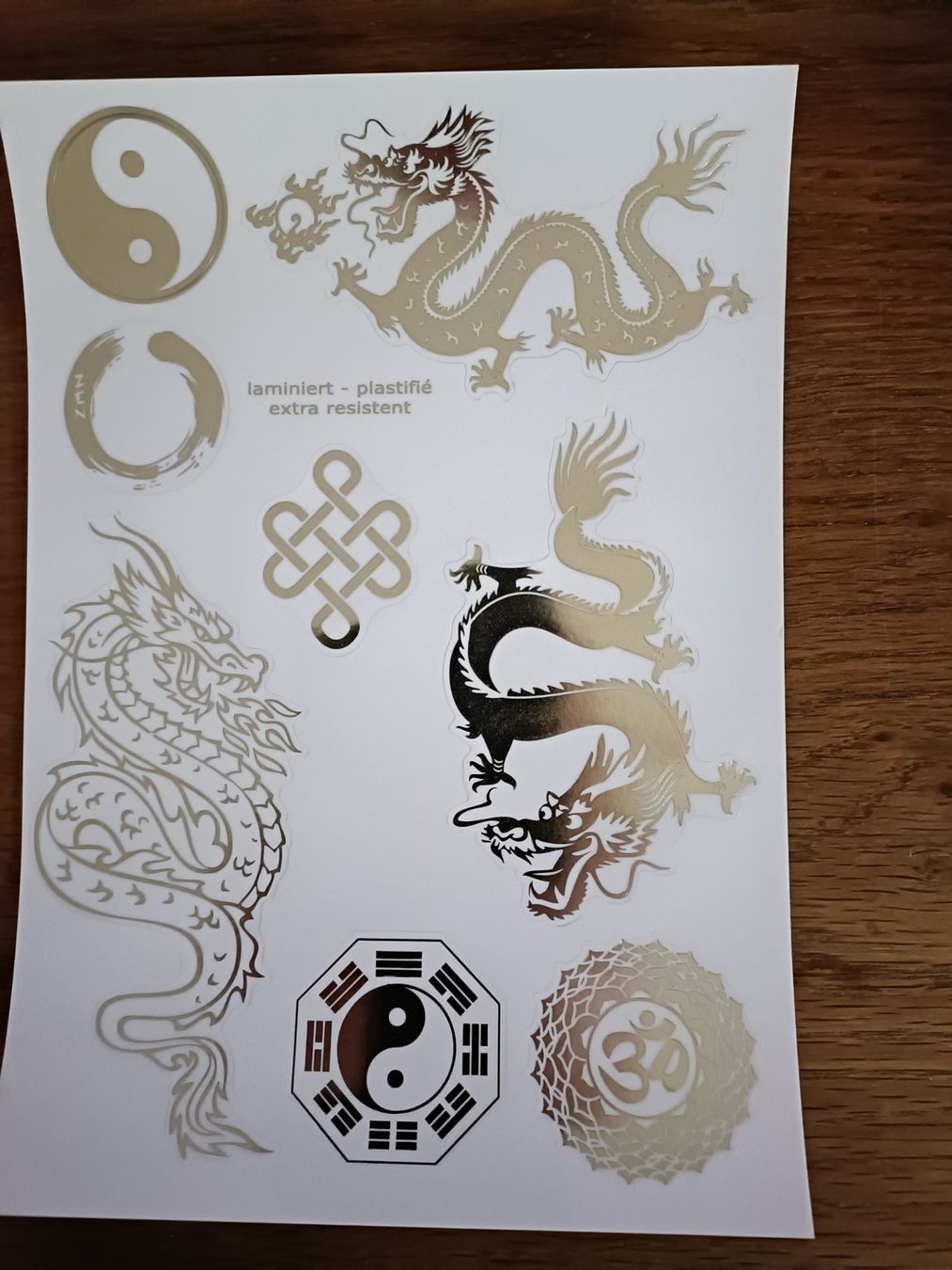 Autocollants: Stickerbogen silberfarbig – Neuf (Voir description) à Emmenbrücke par Levira8