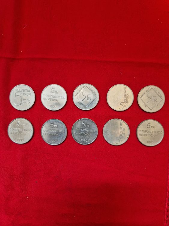 Lot De 6 Pièces Commémoratives – Faune Du Burundi 2014 – Argent Pur 999