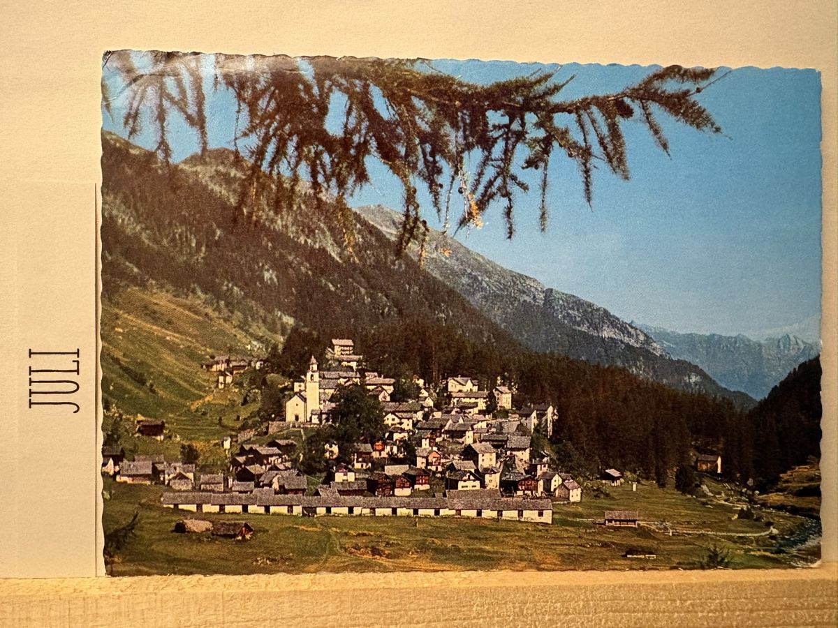 Ansichtskarten: AK von Bosco Gurin – Gebraucht aus Rümlang von Kartenpost1