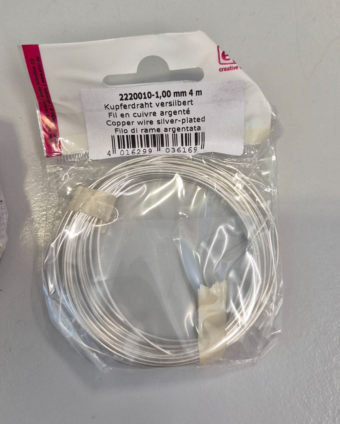 Ferramenta: Kupferdraht 1mm versilbert. Total 32Meter – Usato da Ebikon venduto da Dan40 1