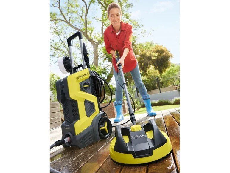 Parkside Surface cleaner PFR 28 B3/28 cm for pressure washer with adapter, green