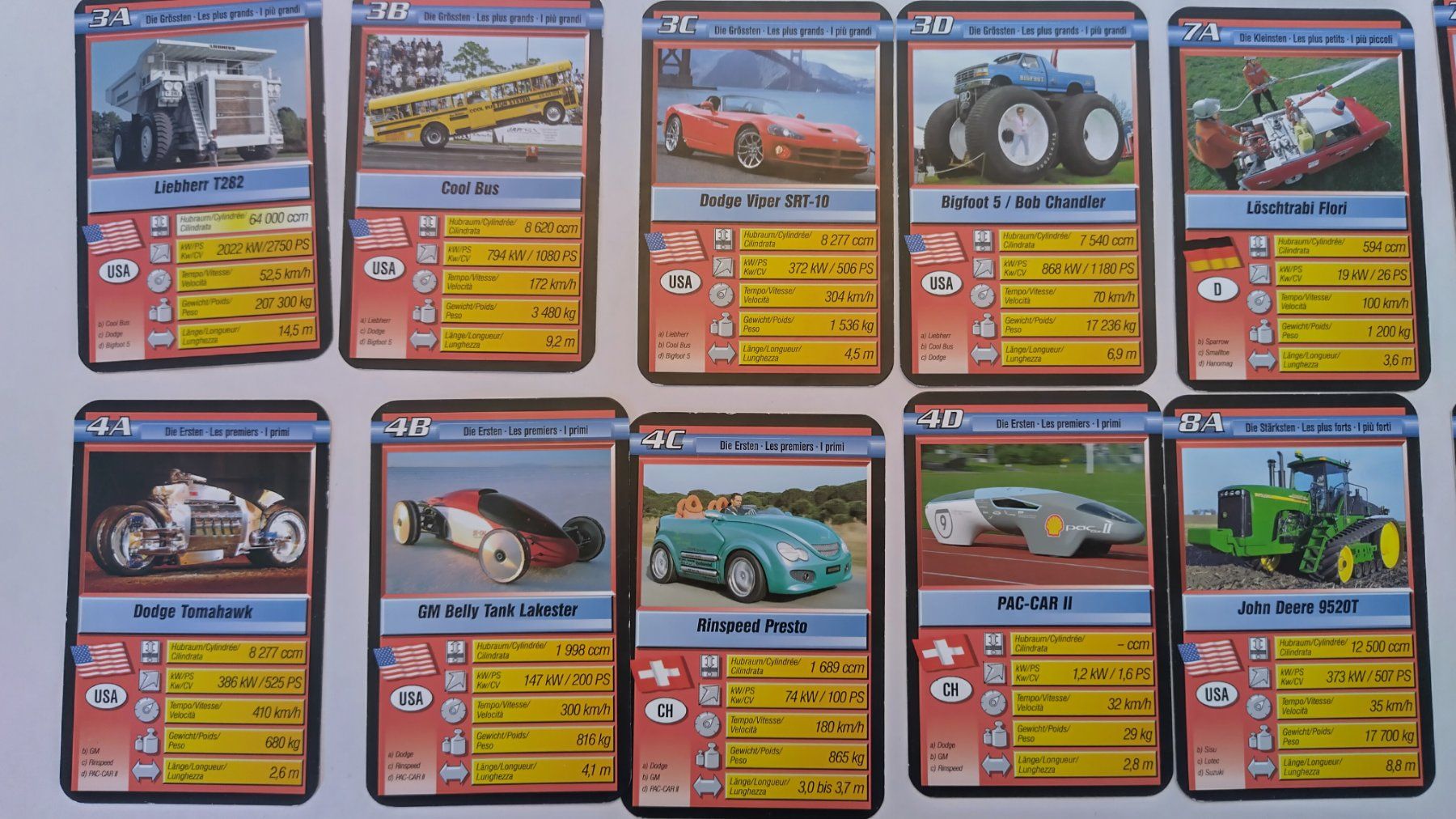 Ravensburger Giochi: Auto Quartett Coole Rekorde / 32 Karten ab Fr. 4.- – Usato da Bellach venduto da JingleJerry 5