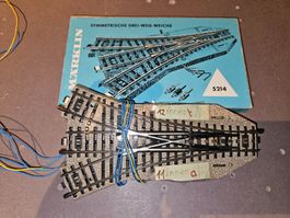Märklin  M Gleise Weiche 5214 mit OVP
