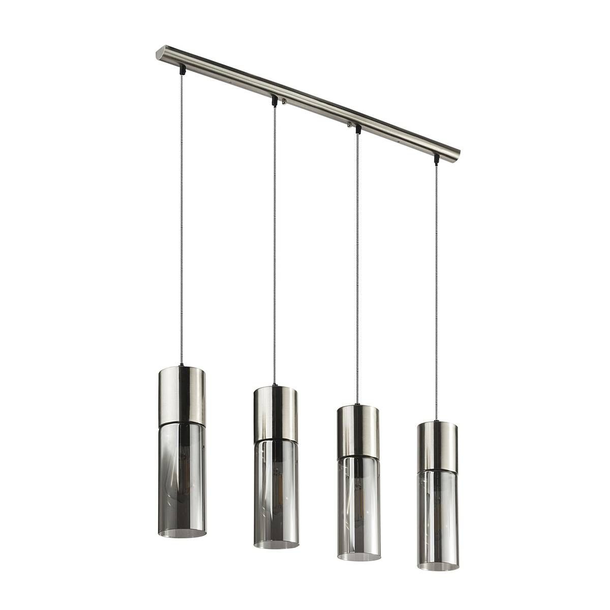 Lampadari & plafoniere: Pendelleuchte, Nickel, 80 cm x 9 cm – Nuovo (secondo la descrizione) da Kreuzlingen venduto da Smart-Light 4