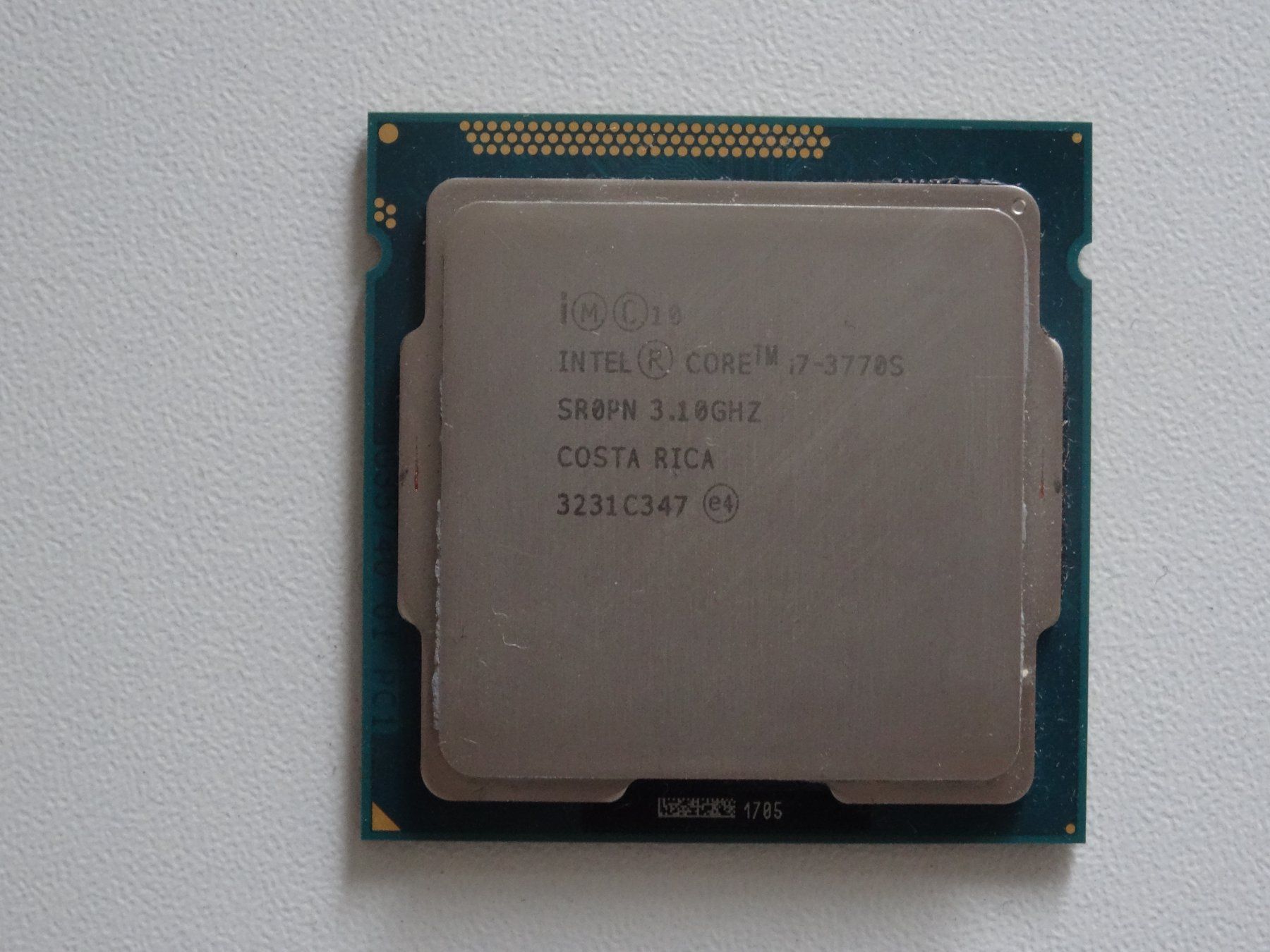Intel Componenti elettronici: Prozessor Intel Core i7-3770S 3.10GHz – Usato da Wigoltingen venduto da Kuedeee