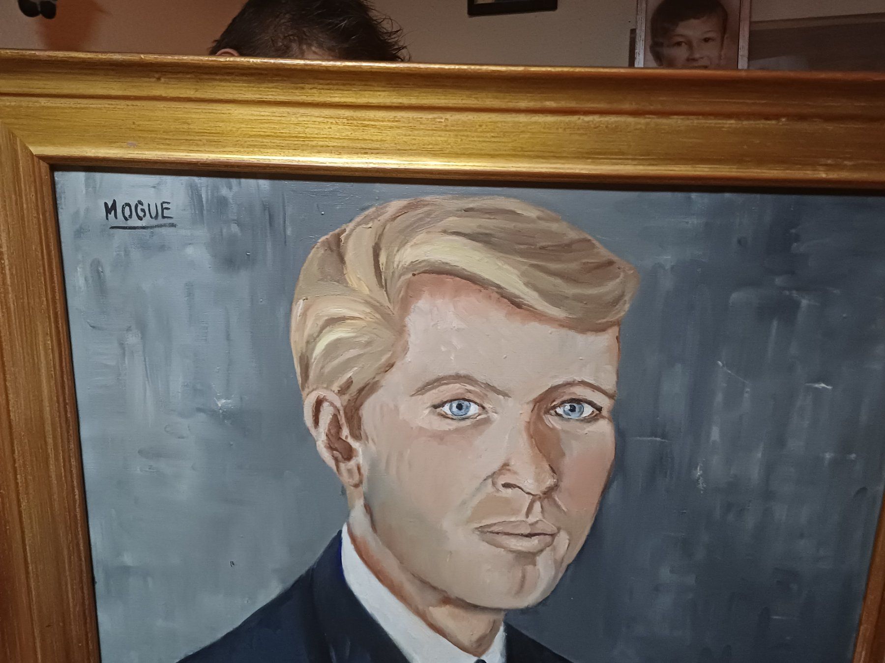 Dipinti: Gemälde "Mogue": Porträt eines Mannes, gerahmt, Kunst – Usato da Zullwil venduto da imh_lq9s 2