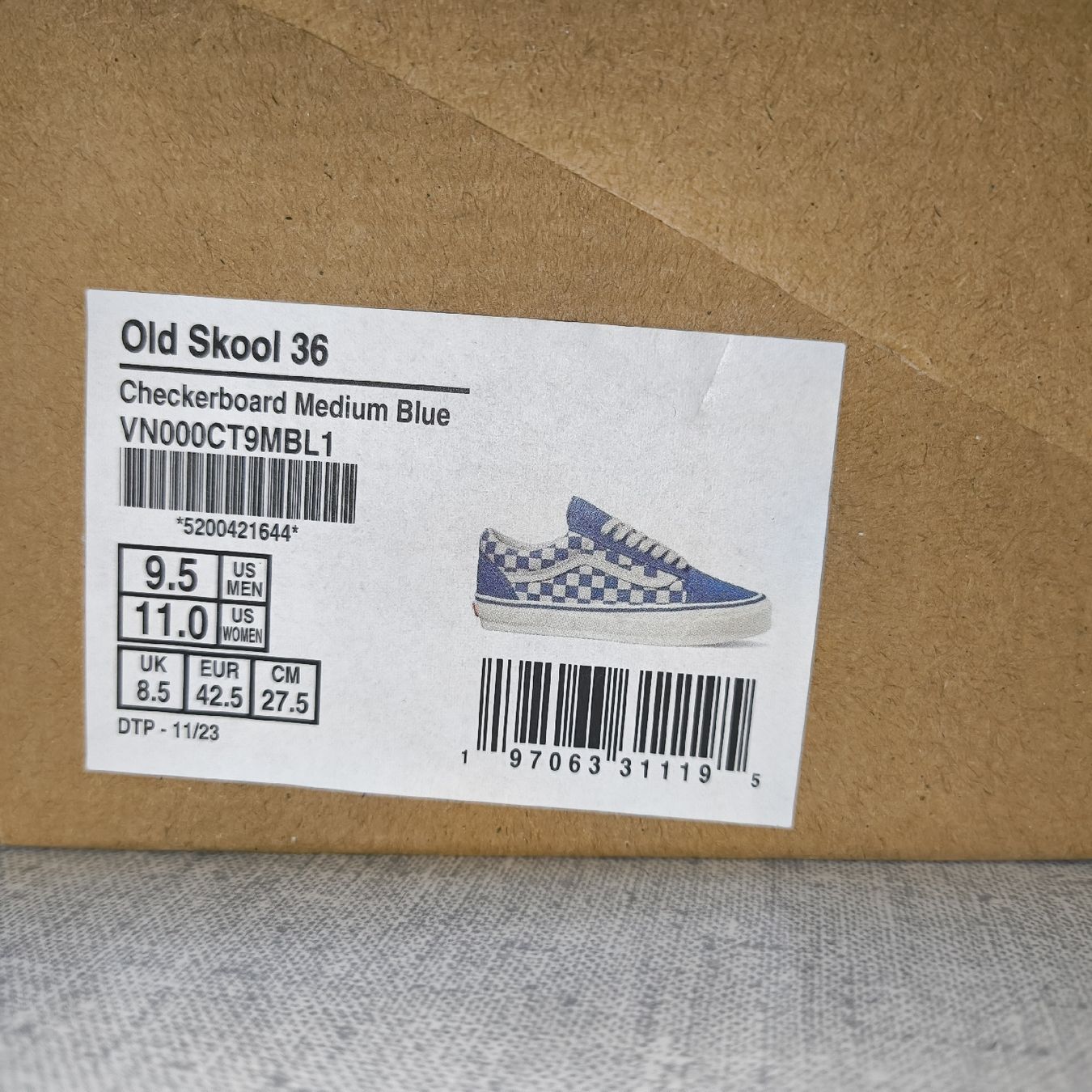 Vans Scarpe da uomo: Vans Old Skool Checkerboard Gr. 42.5 / US 9.5 – Nuovo e nell'imballaggio originale da Uitikon Waldegg venduto da PJLS1 4