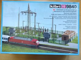 Umspannwerk "Baden-Baden", Bausatz von Kibri H0, Fabrikneu