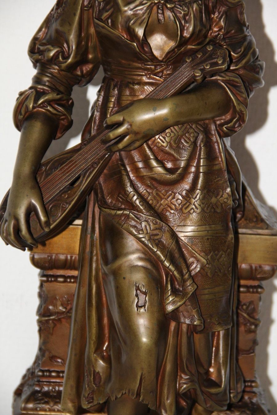 Skulpturen & Statuen: Antique sculpture en bronze Debut . – Gebraucht aus Praz (Vully) von pikuluka1 7