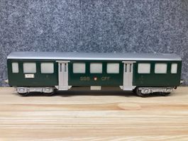 Hag Spur 0 Personenwagen 9671 grün 2. Klasse SBB