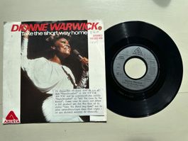 DIONNE WARWICK tolle Single Take the short way Kult 80's