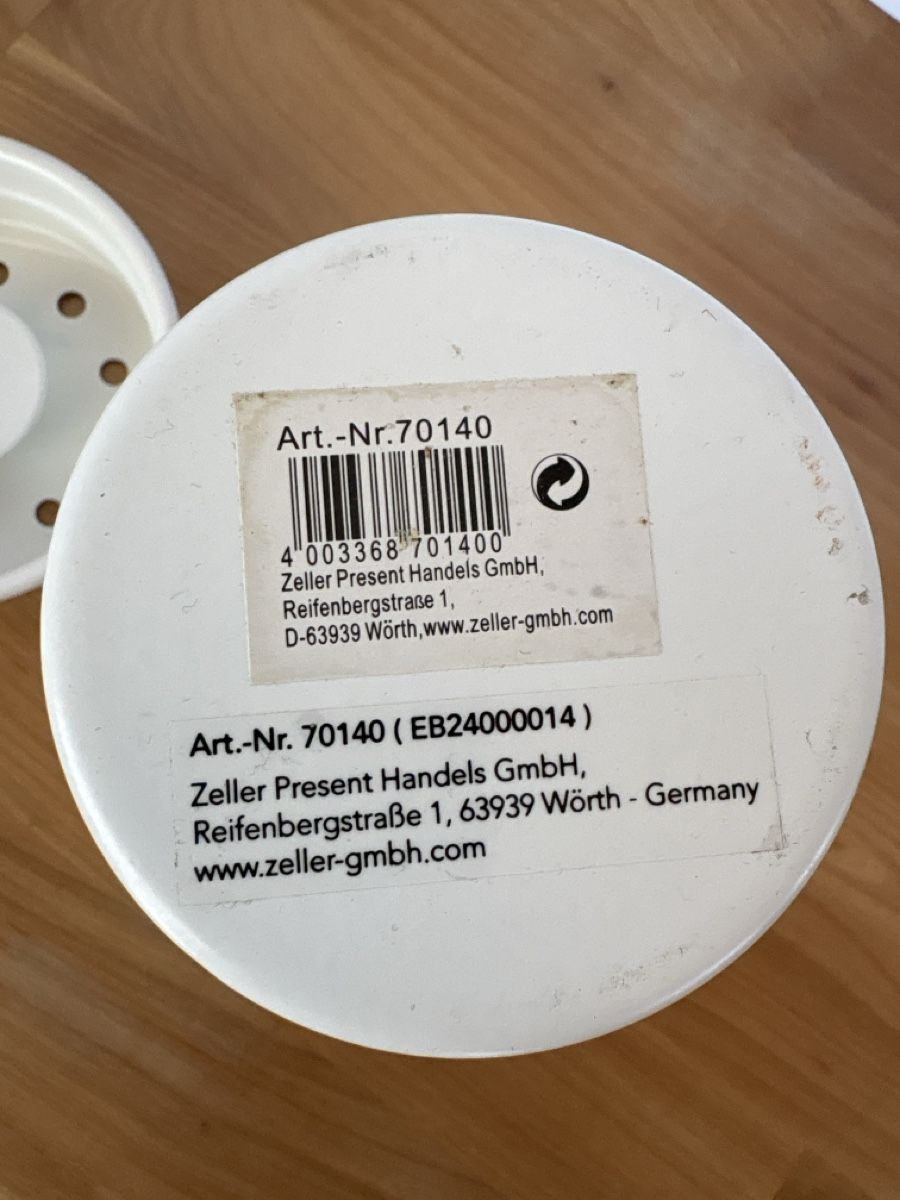 Contenitori & Simili: Zwiebel Dose aus Metall – Usato da Rümlang venduto da euqinom16 4