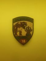 BADGE ECUSSON MILITAIRE SUISSE BAT GREN CHARS 18