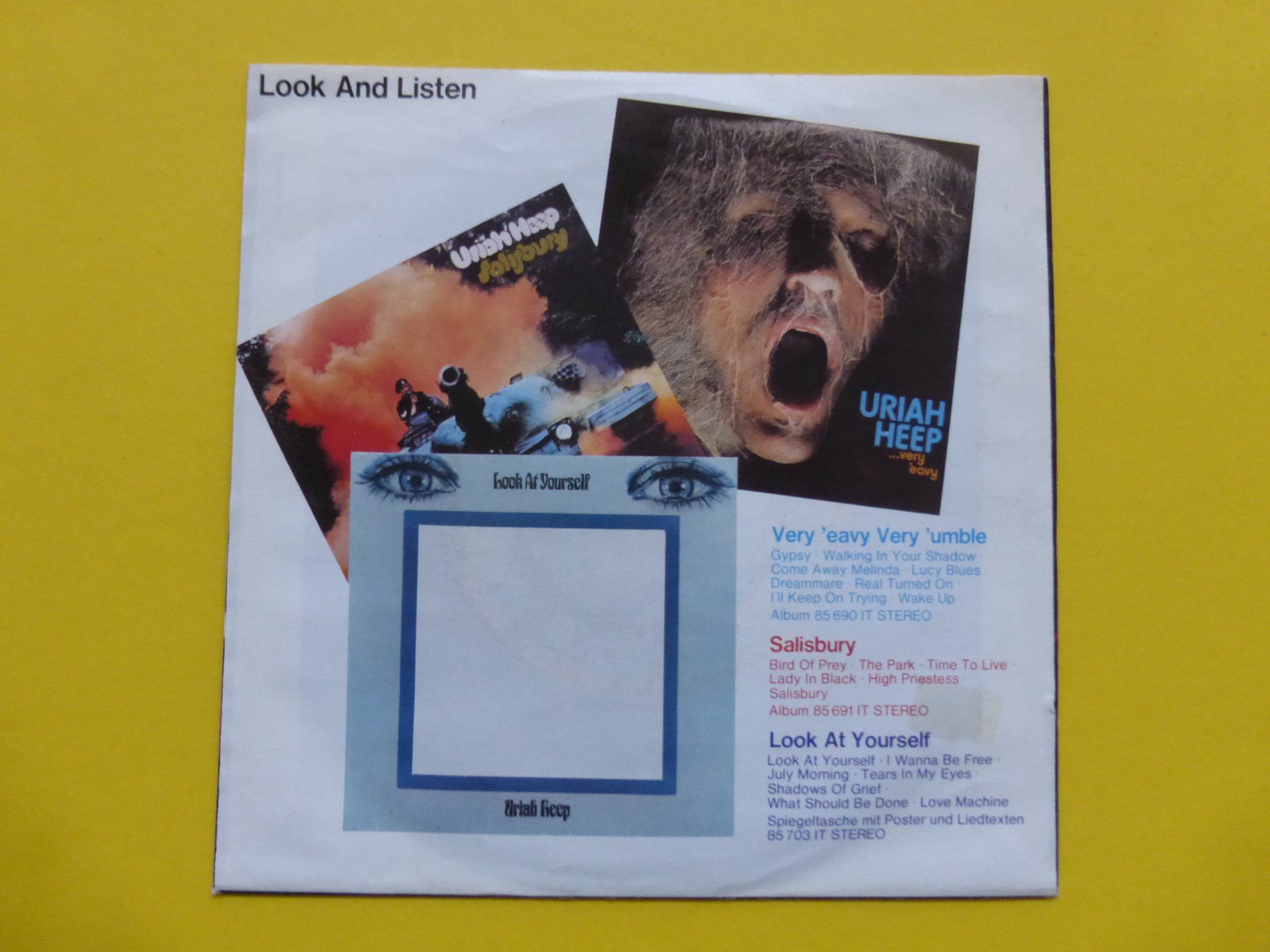 Dischi in vinile: Uriah Heep – The Wizard / Why – Usato da Zürich venduto da Swiss57 1