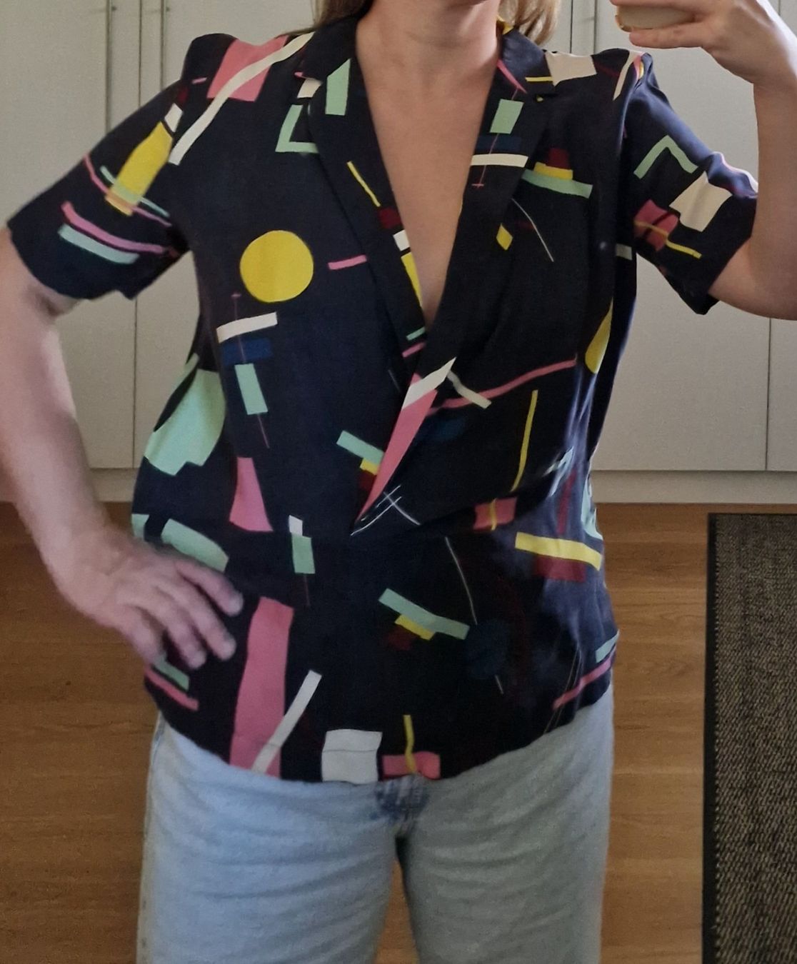 Blusen: Nice Things Bluse Gr. 38 Kandinsky Viskose – Neu und originalverpackt aus Erlinsbach SO von ULIKH