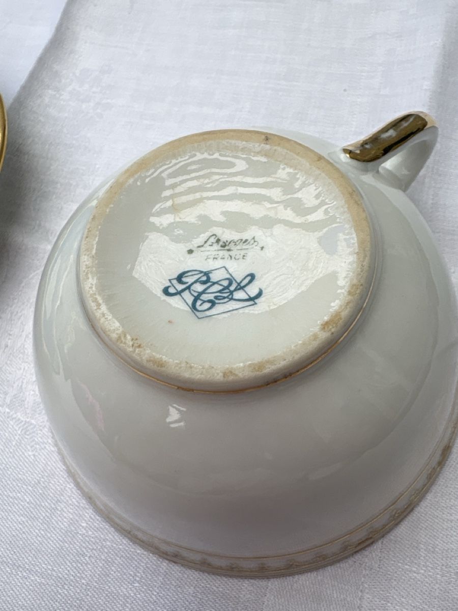 Tazze: Elegante Teetasse, Marke Limoges – Usato da Gattikon venduto da mo.suter 2