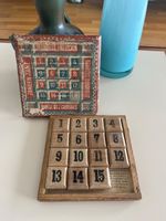 Jeu ancien en bois « Quadrille Américain », Danse des chiffr