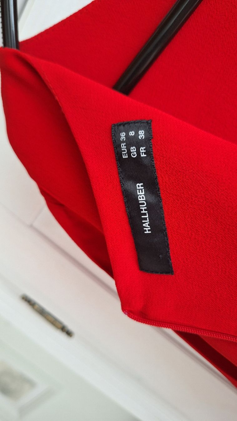 Vestiti: Hallhuber Kleid, Gr. 36, rot – Usato da werdenberg venduto da Nsmilles 4