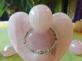 Spezielles sehr zierliches Turmalinarmband Handarbeit