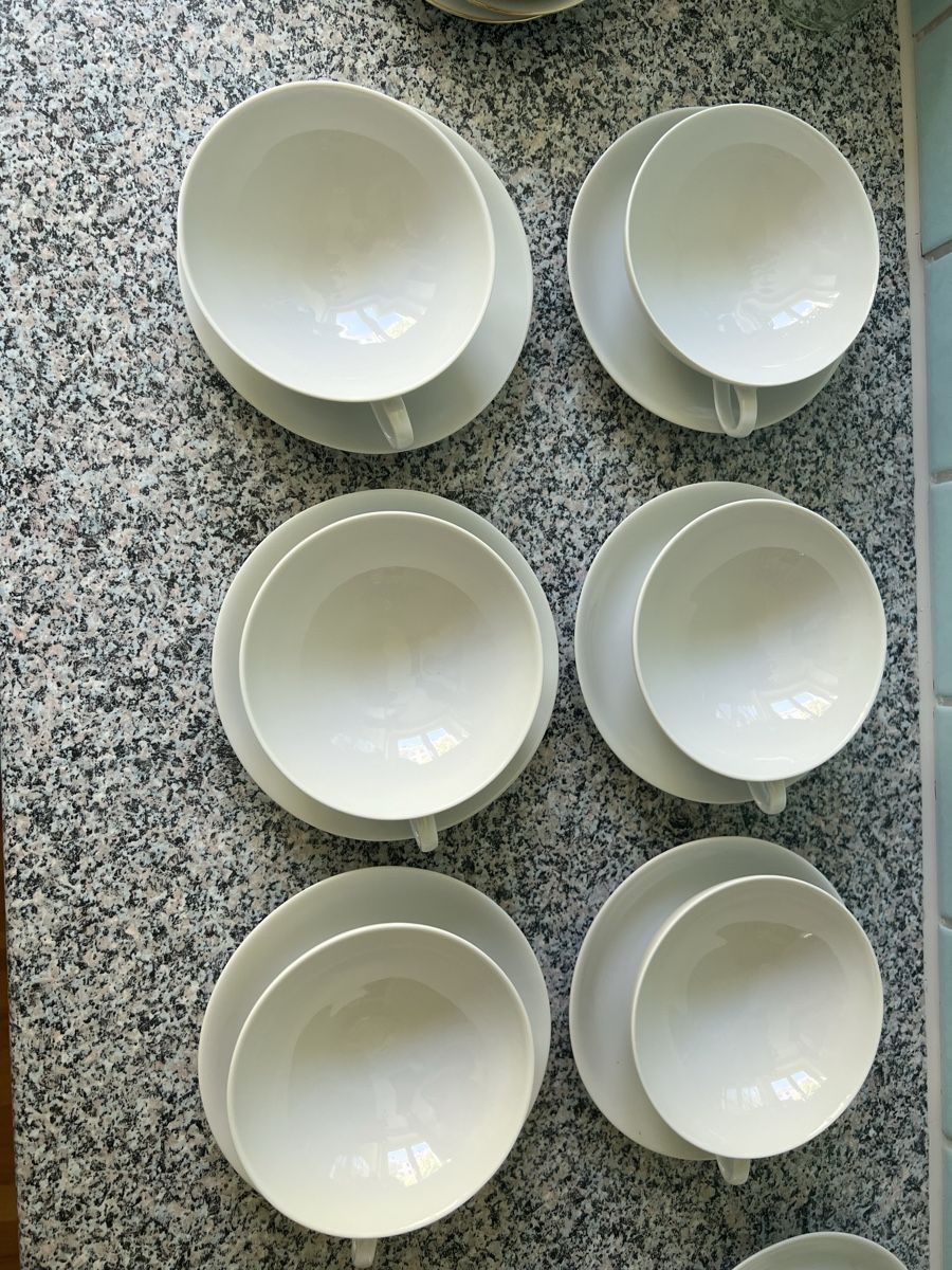 Tazze: 6 tea cup white porcelain – Usato da Zürich venduto da Zurich_TimeCapsule 4