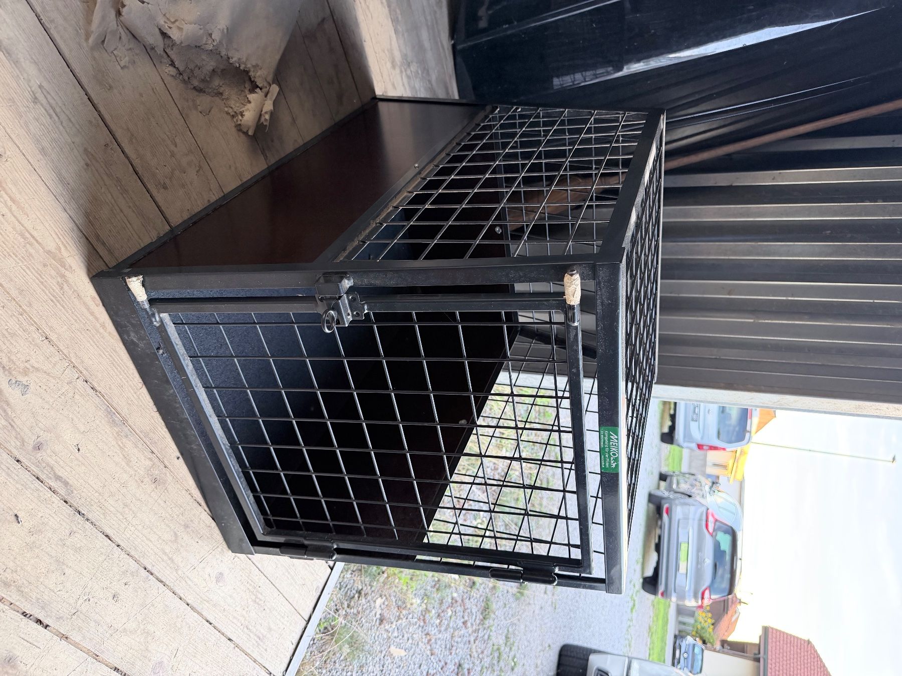 Meiko Gabbie, trasporto & Sicurezza: Hundebox Meiko 80x50x60 – Usato da Kräiligen venduto da tisala