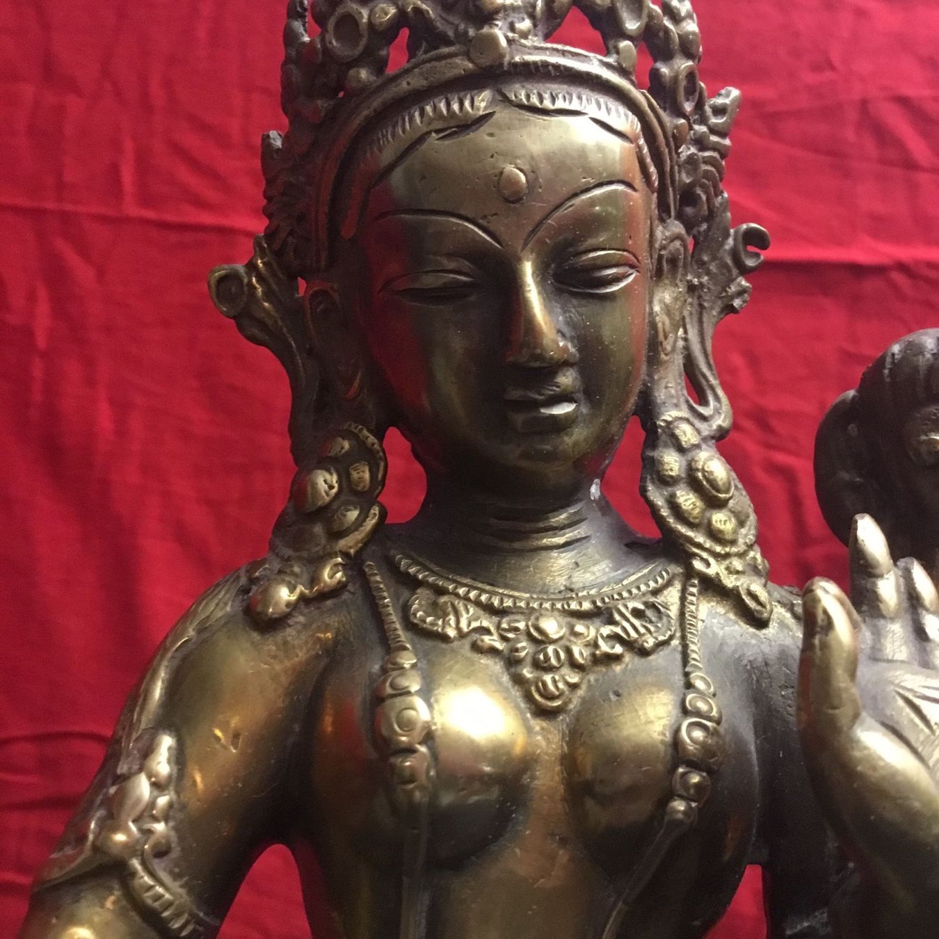 Sculture & Statue: Bronze Tara Figur, Nepal, Handarbeit – Usato da Schlieren venduto da Jeajet 2