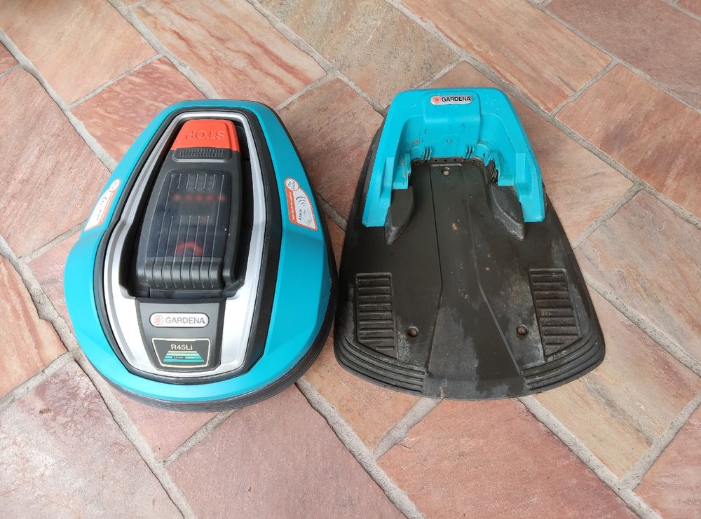 Rasenroboter Gardena R45Li + Garage + Zubehör Kaufen auf Ricardo