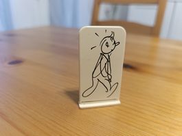 Figurine relief diecast Tintin et l'Alph-Art