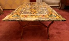 Table Florentine Scagliola (stuc de marbre)