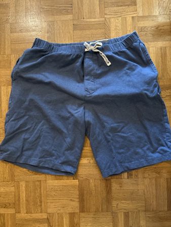 Short bleu taille XL bon etat en coton