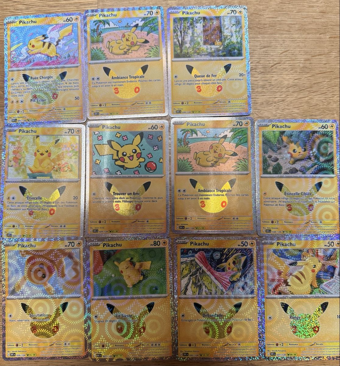 Pokémon Cartes à collectionner: 11carte Pikachu 30th – D'occasion à Champéry par let_n75f
